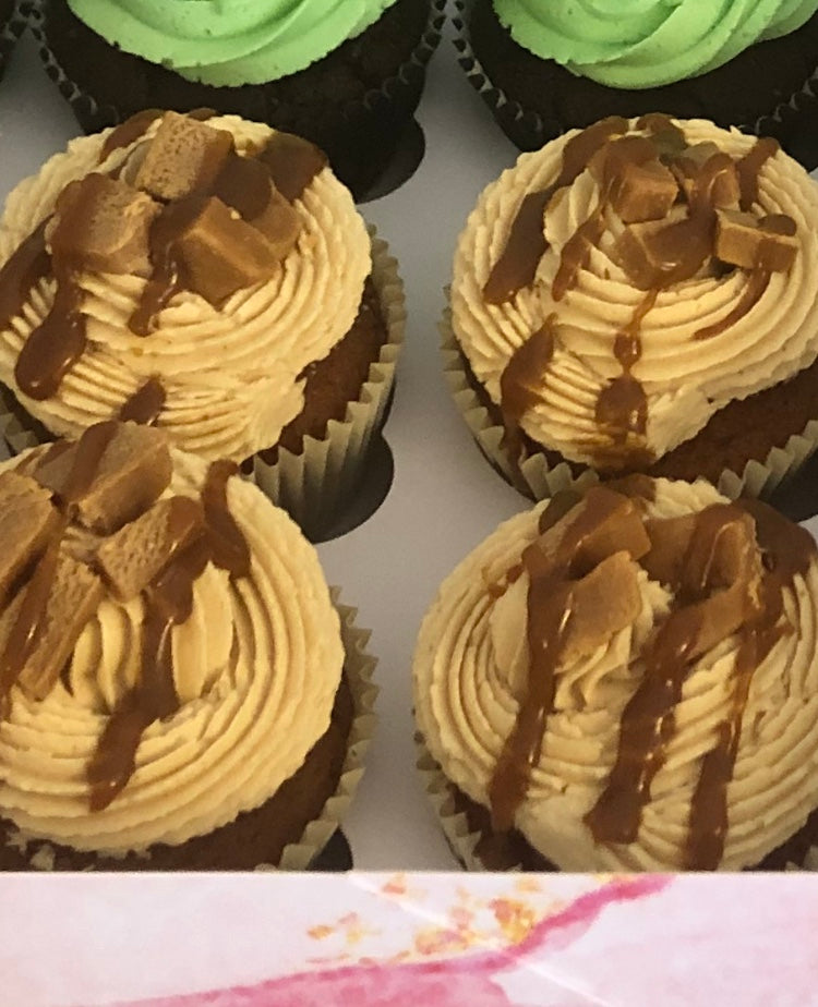 Salted caramel cupcakes